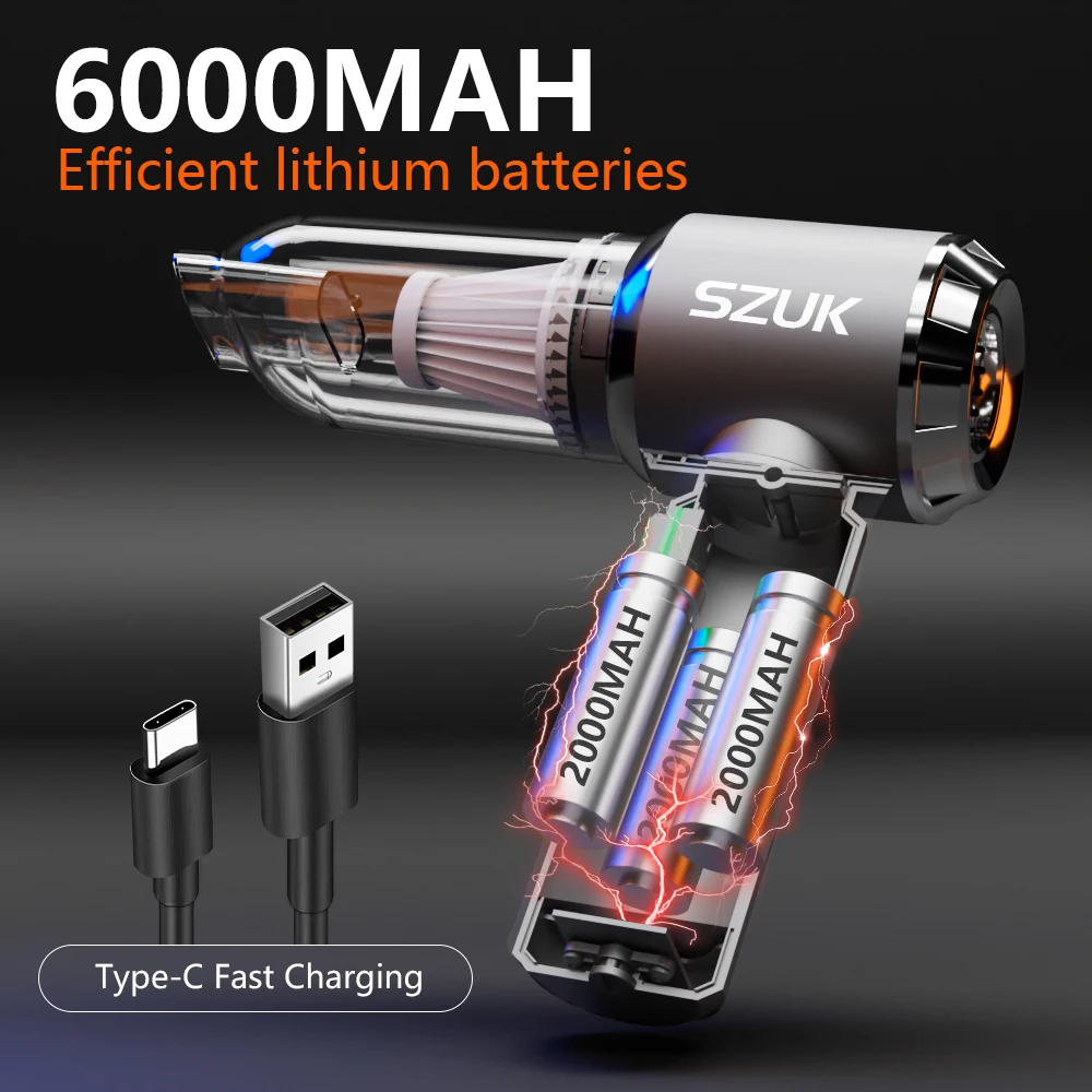 Szuk 985000 pa автомобильный пылесос - Фотография_3