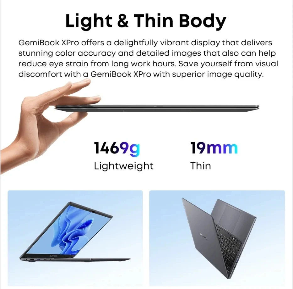 Портативный компьютер chuwi gemibook xpro intel n150 14 - Фотография_6