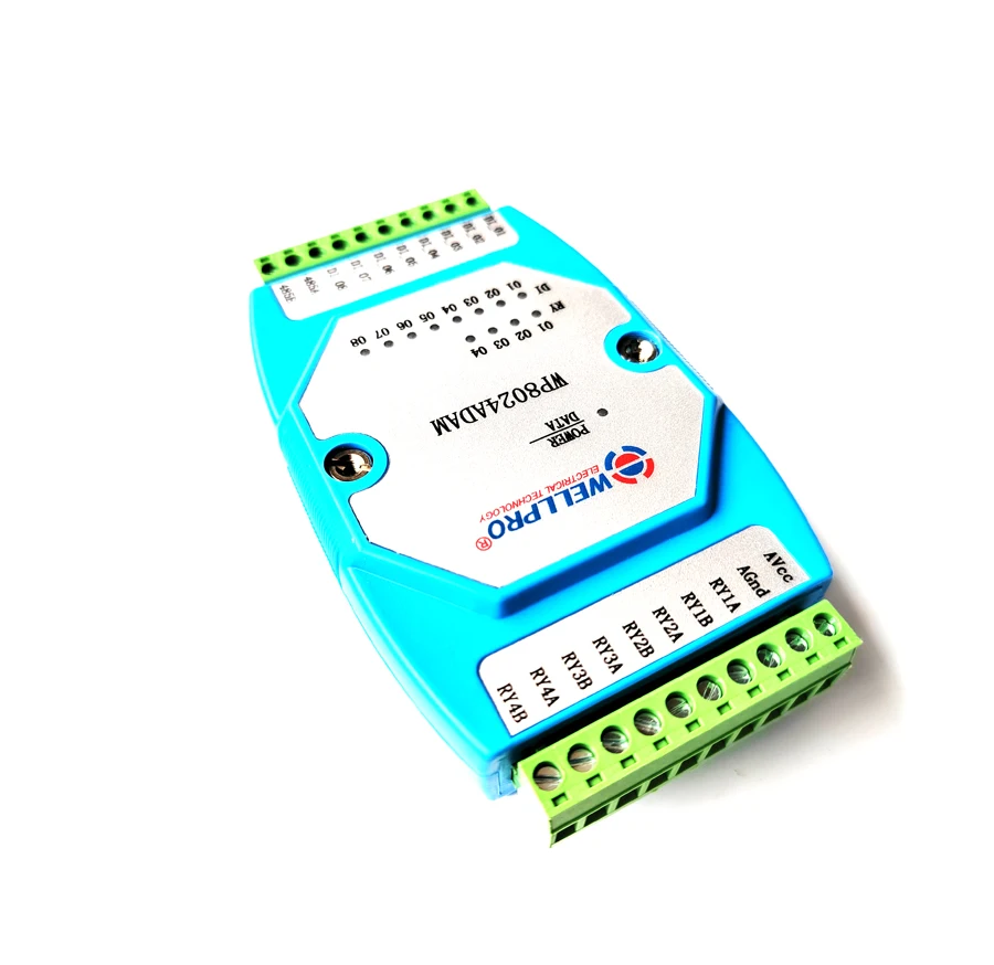 Wp8024adam 8di 4ro plc цифровой - Фотография_6