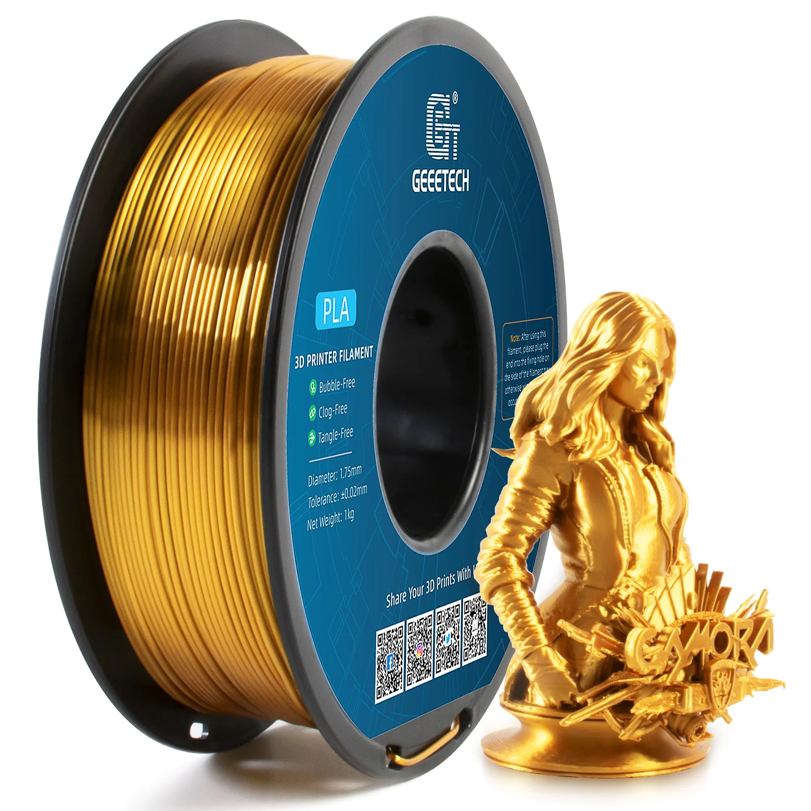 Geeetech silk pla 3d-нить