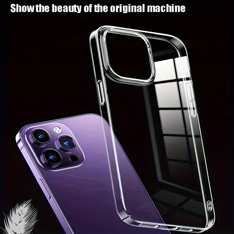 Ультратонкий прозрачный акриловый чехол для телефона iphone 17 - Фотография_6