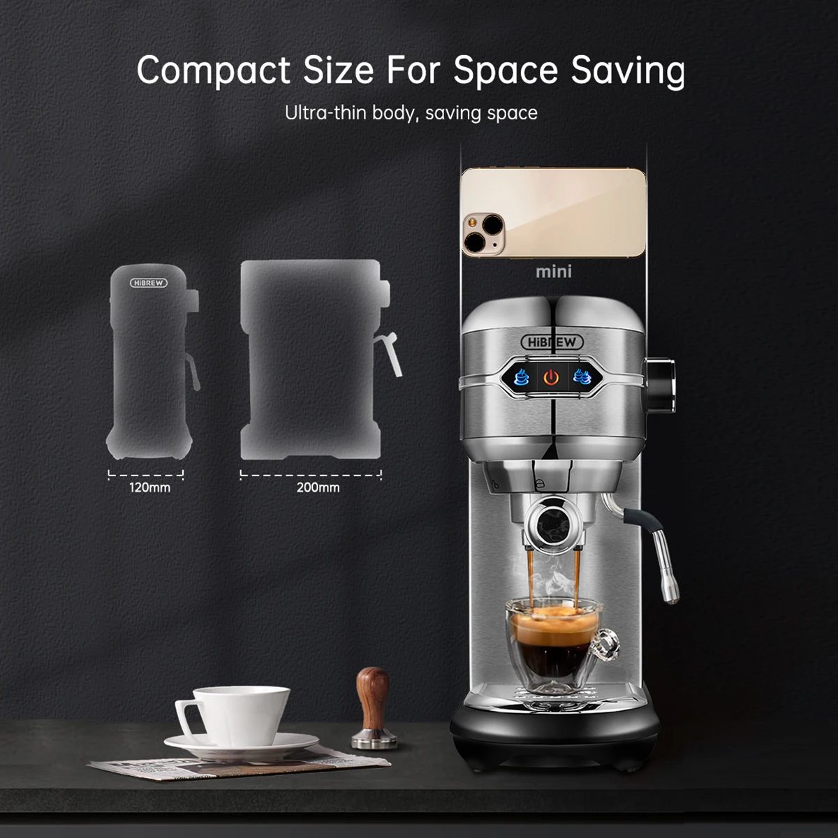 Кофеварка hibrew cafetera 20 бар - Фотография_2