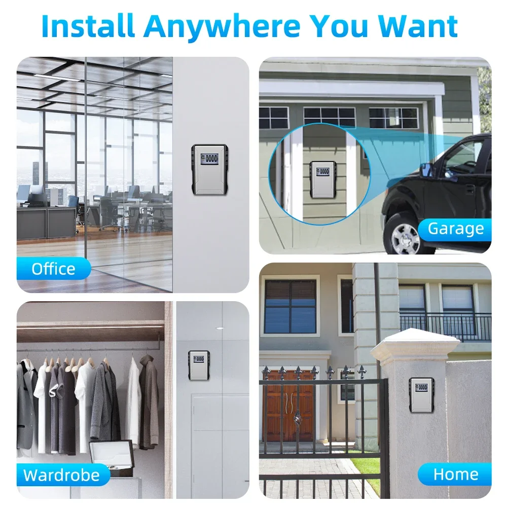 Awapow металлический ящик для ключей с паролем - Фотография_6