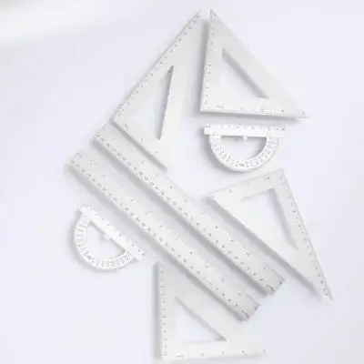 2 комплекта пластиковых треугольных линеек - Фотография_6