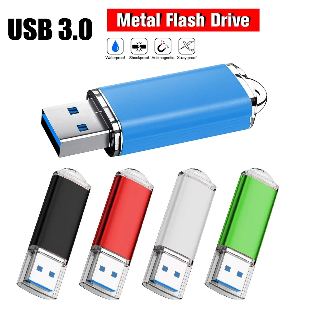 3.0 usb-флешка, металлический флэш-накопитель 64 гб