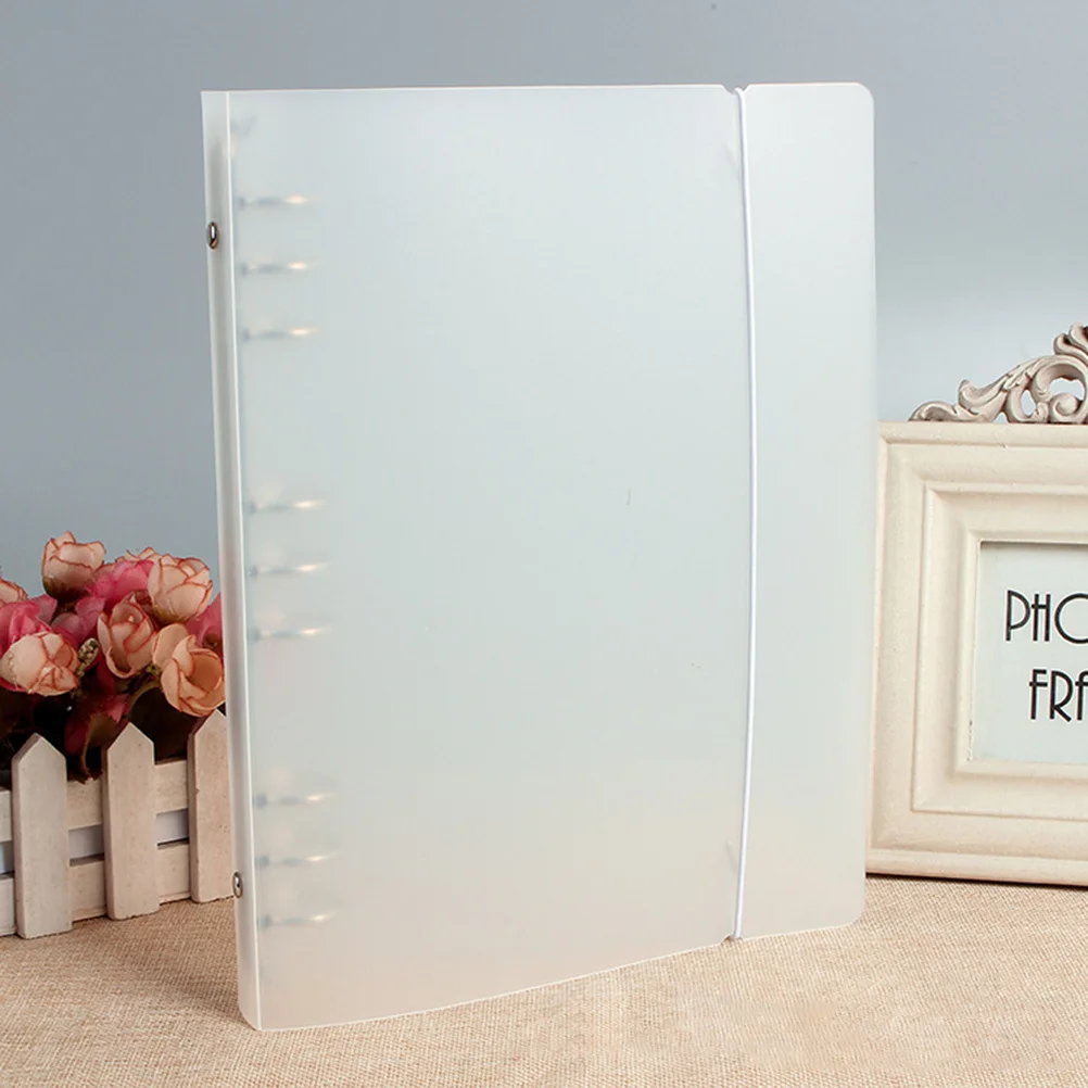 B5 пластиковая прозрачная папка с круглым кольцом - Фотография_5