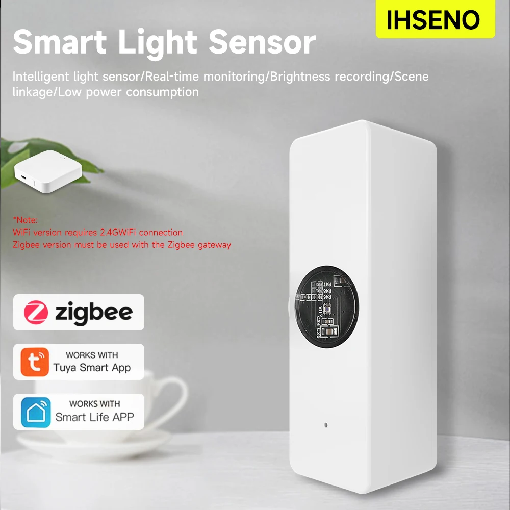 Датчик освещенности tuya zigbee