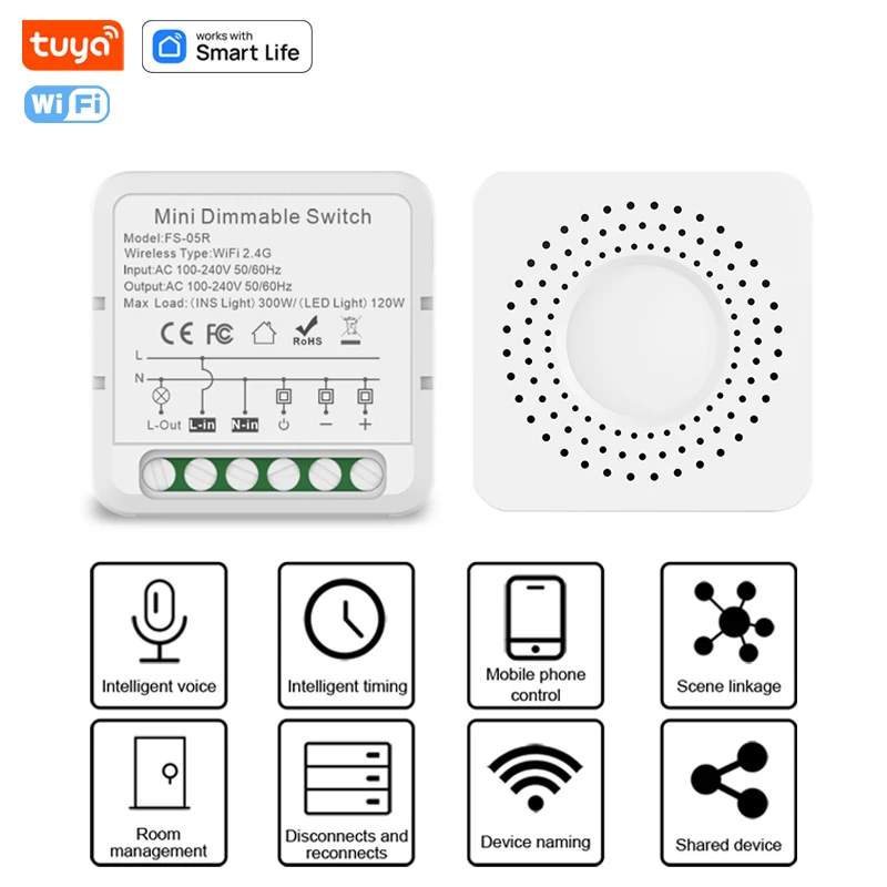 Tuya wi-fi zigbee smart dimmers - Фотография_3