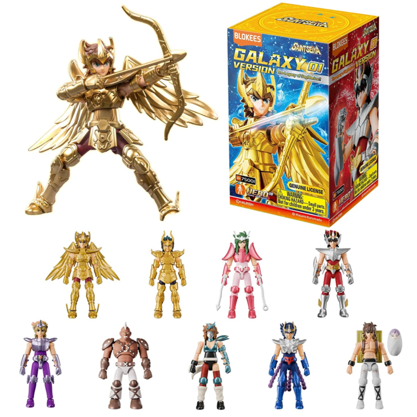 Оригинальные blokees saint seiya aiolos shura sagittarius
