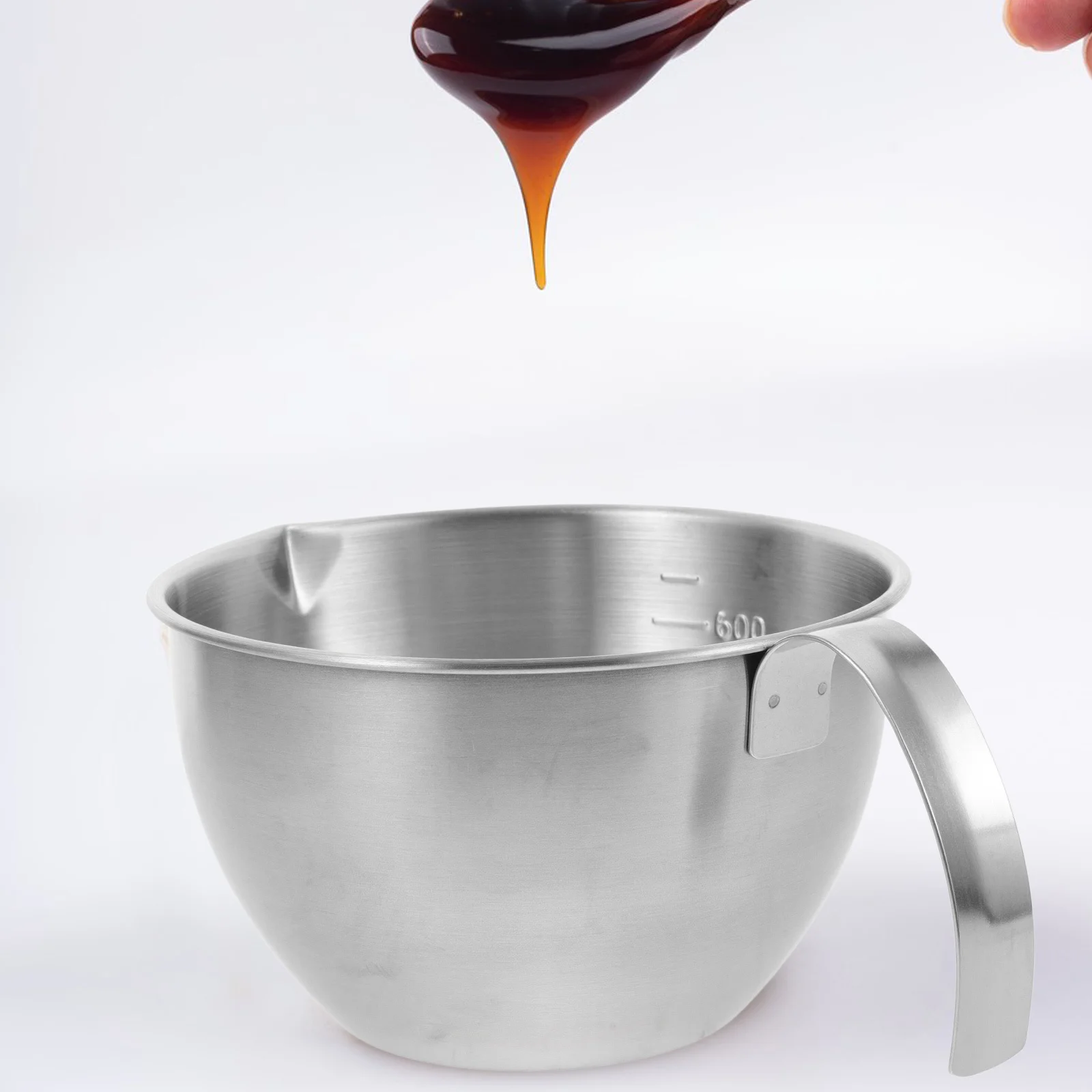 Миска для смешивания из нержавеющей стали 3 л с ручкой