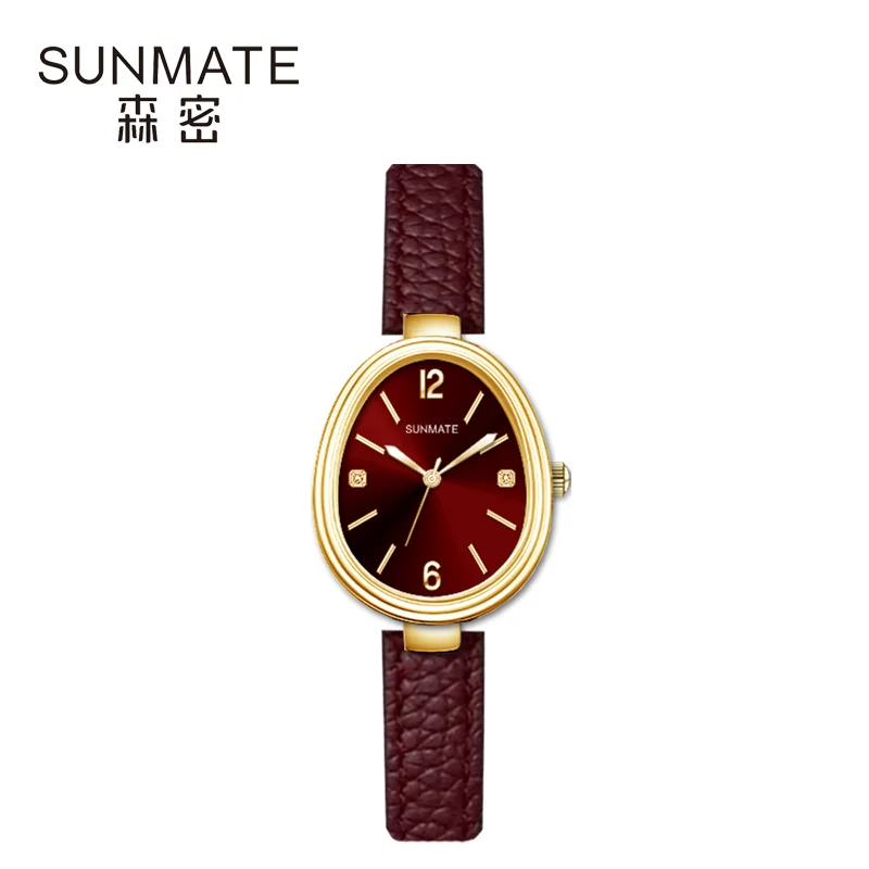 Sunmate роскошные женские кварцевые - Фотография_4