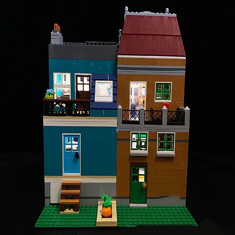 Набор светодиодных фонарей maxcxt для lego 10270 creator expert bookshop - Фотография_3