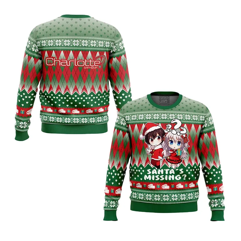 Уродливый рождественский свитер шарлотта — простой