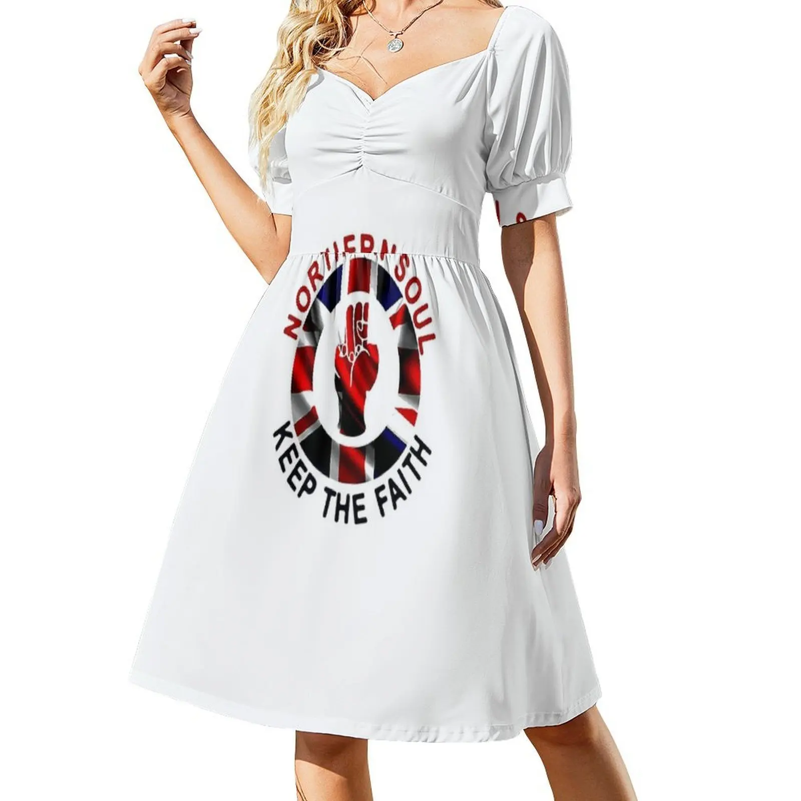 Northern sol женское уличное платье в стиле хип-хоп с графическим принтом - Фотография_2