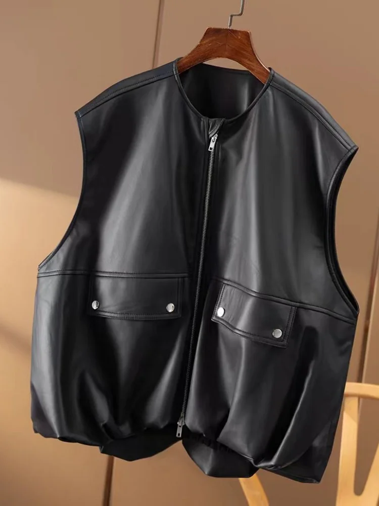 Женский жилет из натуральной кожи - Фотография_4