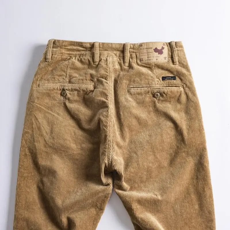 Весенне-осенние модные прямые брюки на пуговицах и молнии в стиле пэчворк - Фотография_6