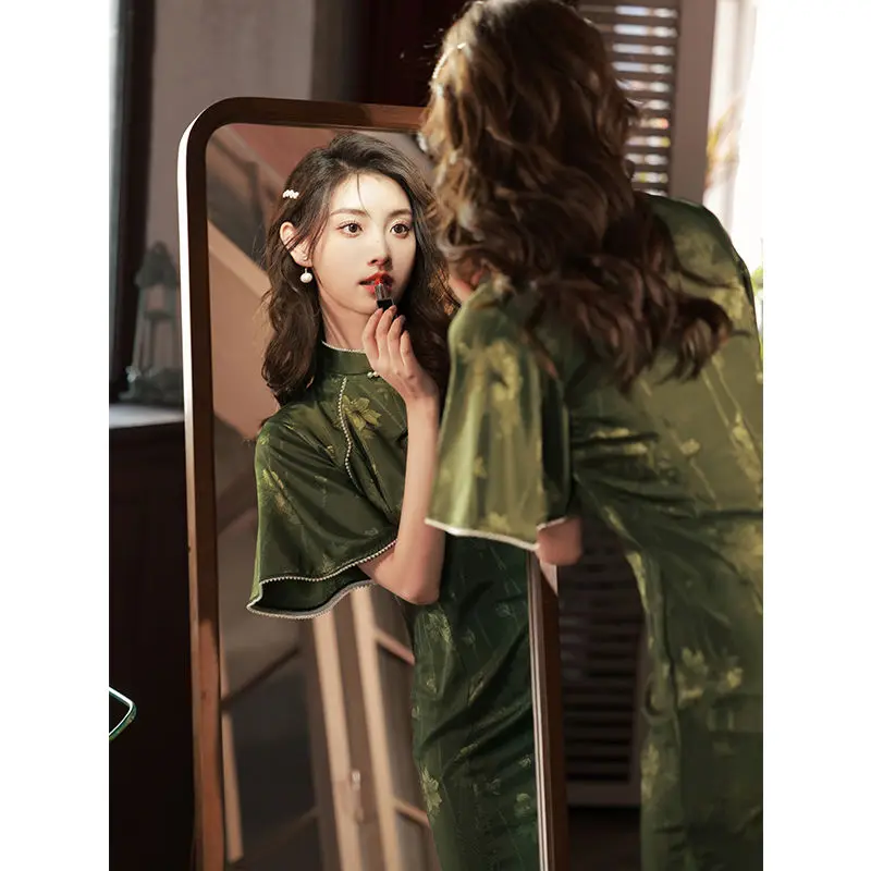 Женское платье-ципао в стиле ретро - Фотография_2