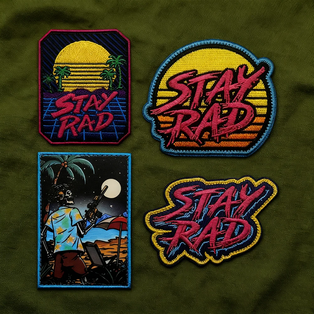 Stay rad пляжный пейзаж
