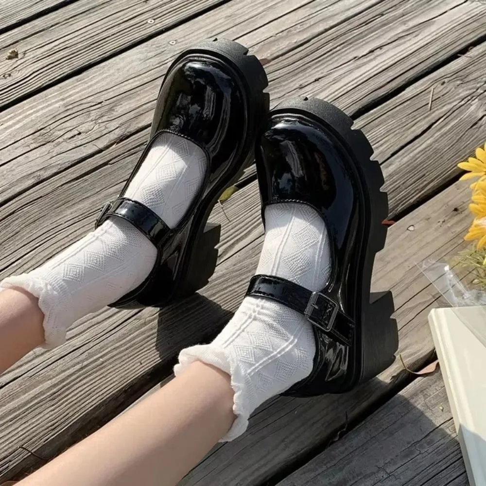 Mary janes lolita jk кожаные туфли - Фотография_2