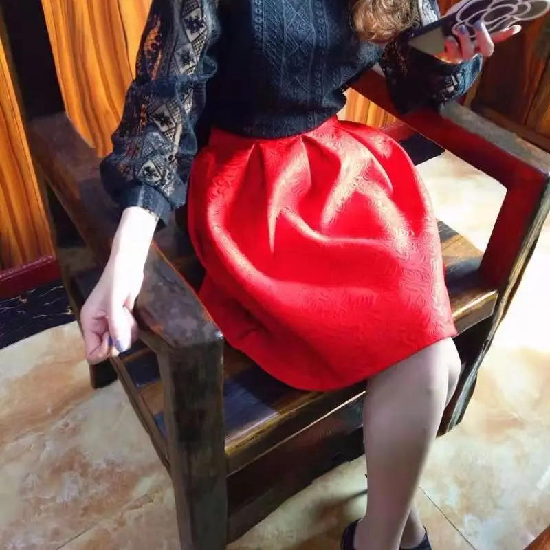 Красно-синяя однотонная средней - Фотография_6