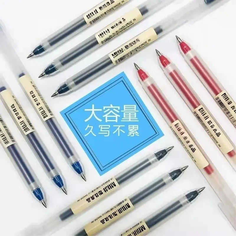 Гелевая ручка 0,38 мм/0,5 мм, черная/красная/синяя/глубокие - Фотография_4