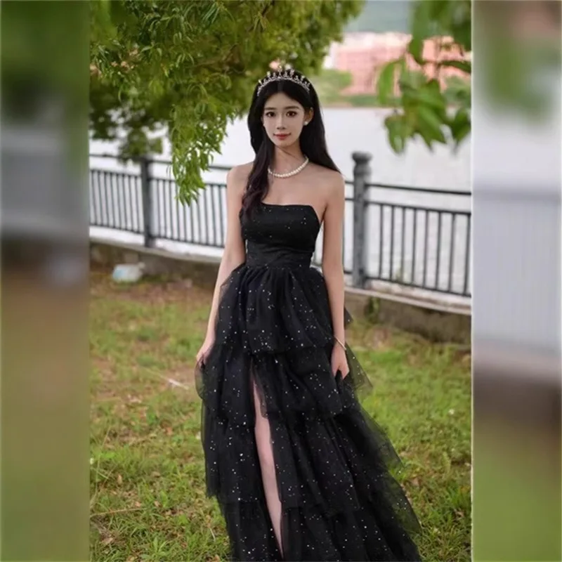 Вечернее платье без бретелек - Фотография_3