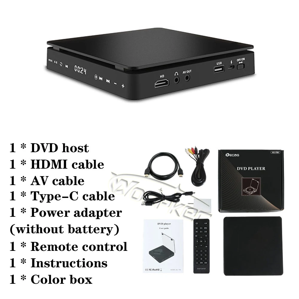 Dvd-плеер woopker hd-плеер hdmi - Фотография_6