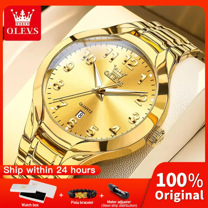 Olevs 3650, мужские и женские часы