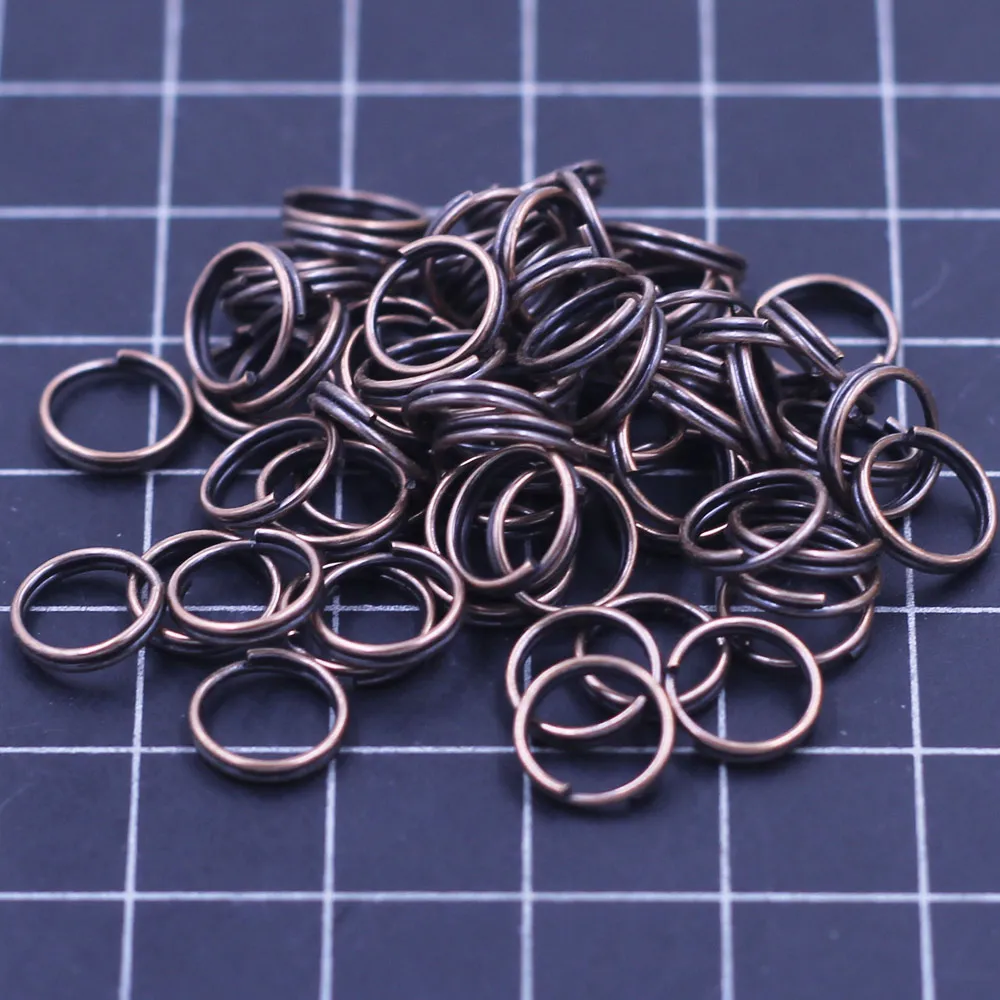 Круглые двойные петли из медного тона - Фотография_3