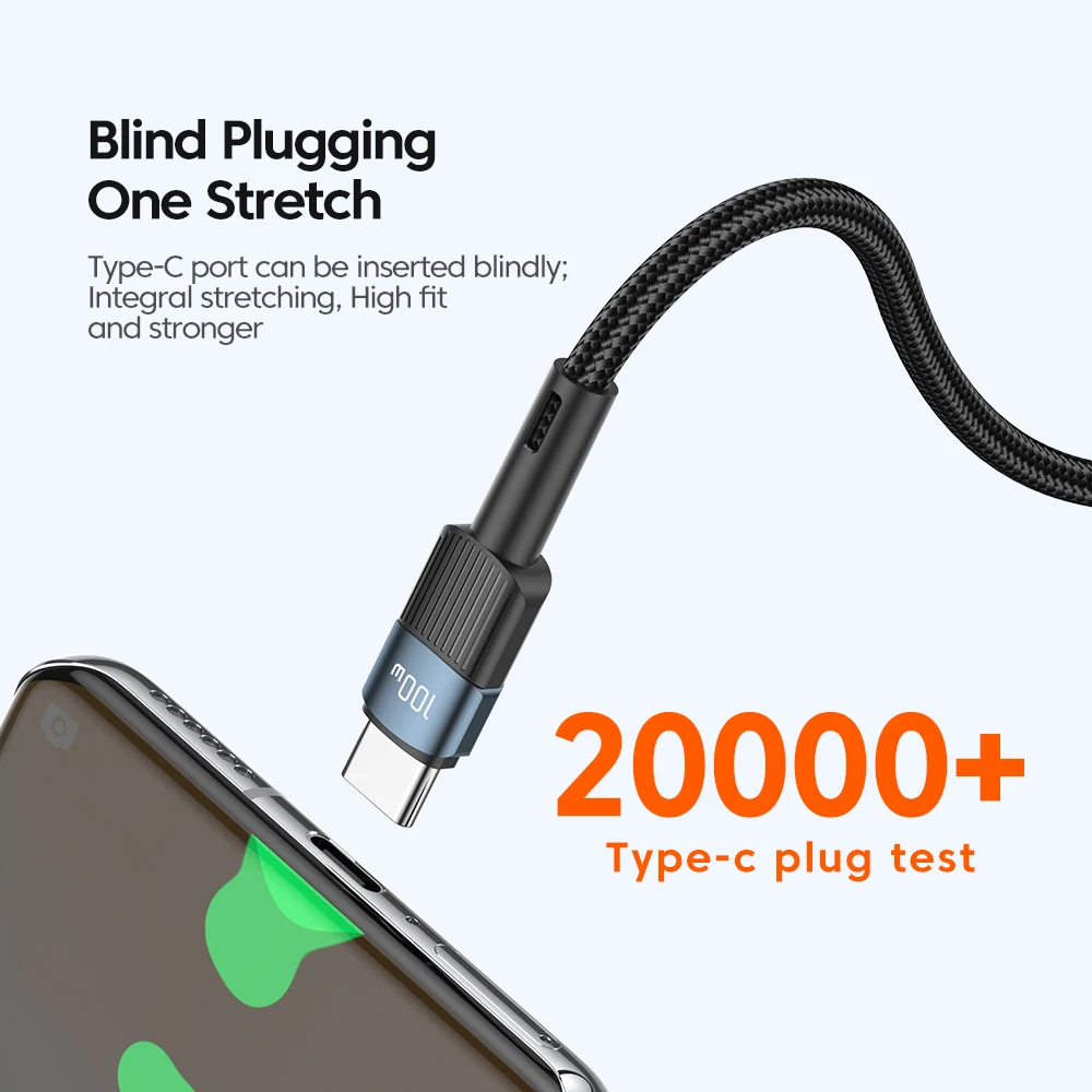 Кабель зарядный essager usb type-c на usb c - Фотография_4