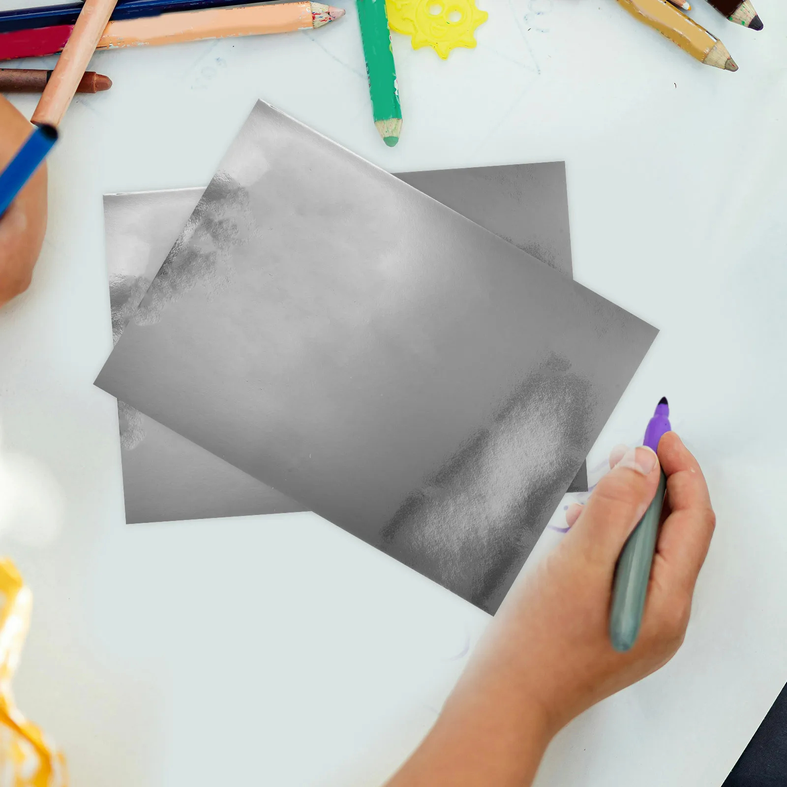 Листы фольги для изготовления серебряных зеркальных карточек формата а4 - Фотография_5