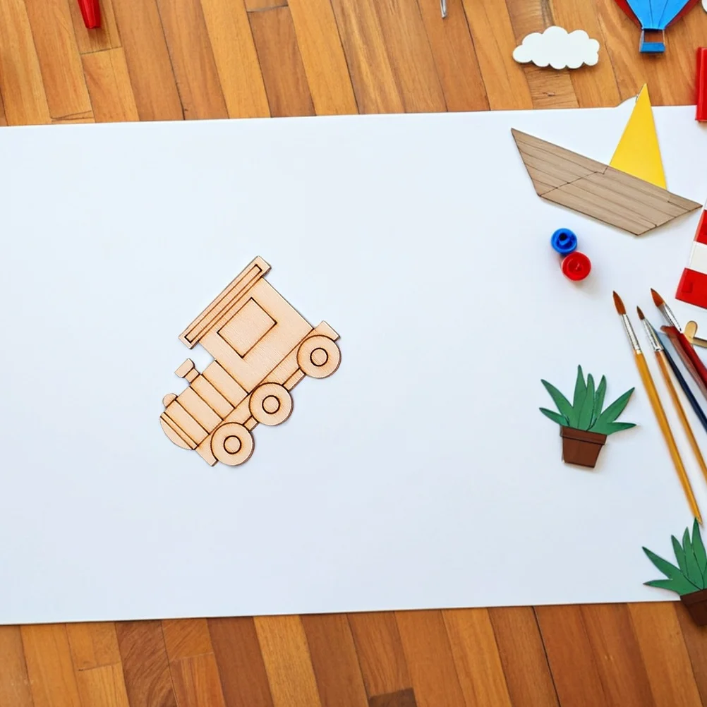 Необработанные ломтики дерева вырезы - Фотография_5