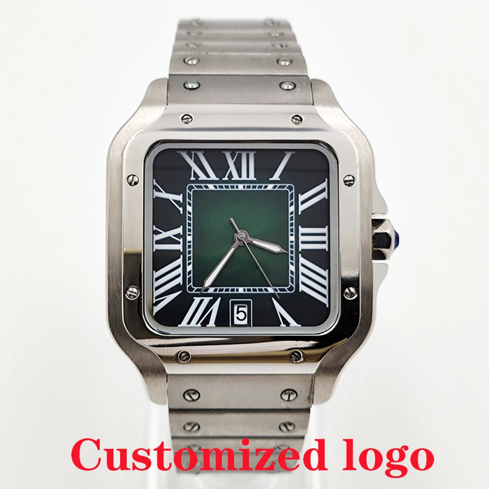 Часы nh35 квадратные мужские и женские часы - Фотография_2