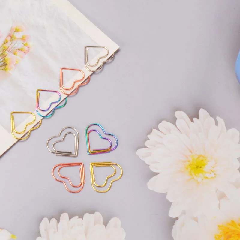 Металлические скрепки в форме сердца - Фотография_3