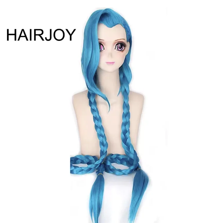 Lol arcane jinx косплей парики - Фотография_5