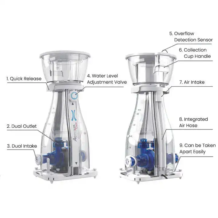 Tlf maxspect ad600 40 вт dc flow протеиновый скиммер для рифо - Фотография_3