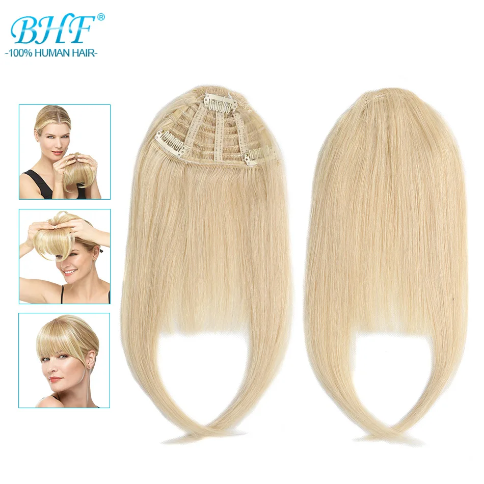 Bhf human hair bangs natural bang - Фотография_3