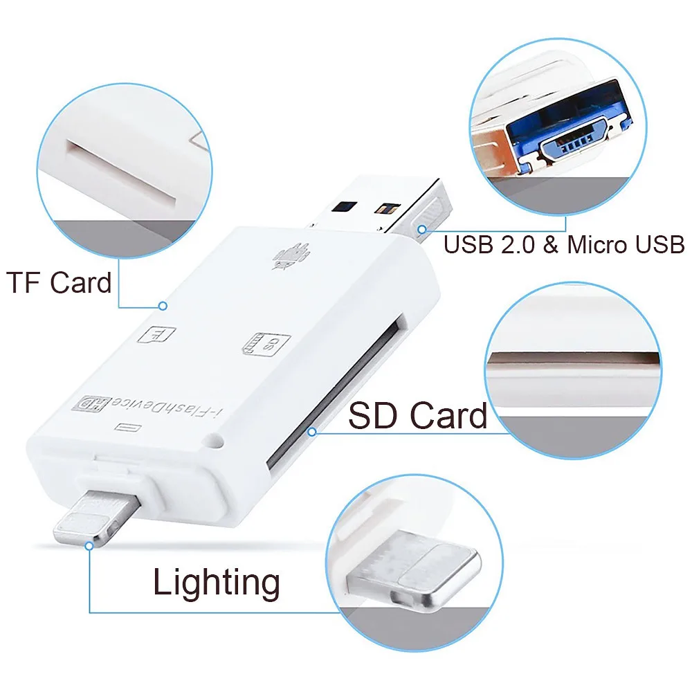 Устройство для чтения карт памяти usb lightning