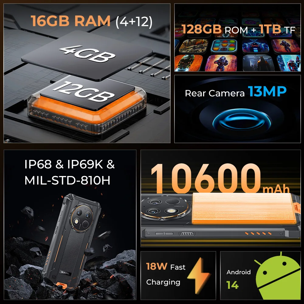 Прочный смартфон oukitel wp28 s - Фотография_2