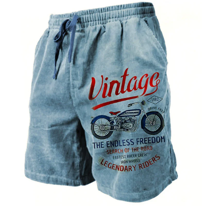 Vintage motorcycle pattern beach - Фотография_3