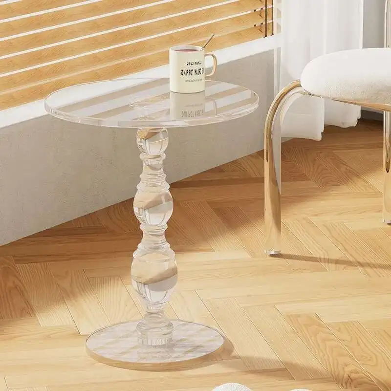 Журнальный столик из закаленного стекла для гостиной - Фотография_2