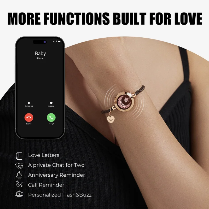 Смарт-браслеты с напоминанием totwoo touch для лучших друзей - Фотография_3