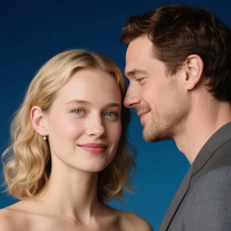 Мм 1ct 2ct круглые серьги-клипсы с муассанитом и бриллиантами - Фотография_6