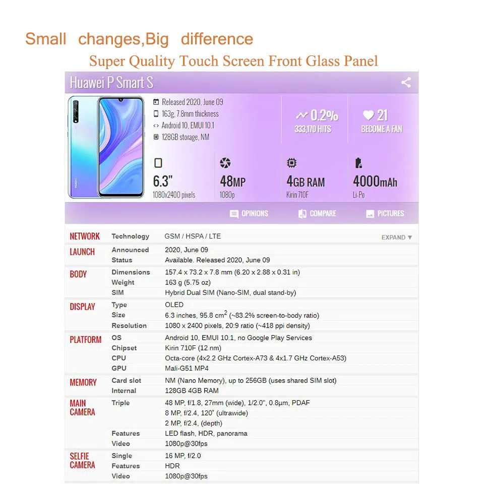 Замена для huawei p smart 2019 - Фотография_3