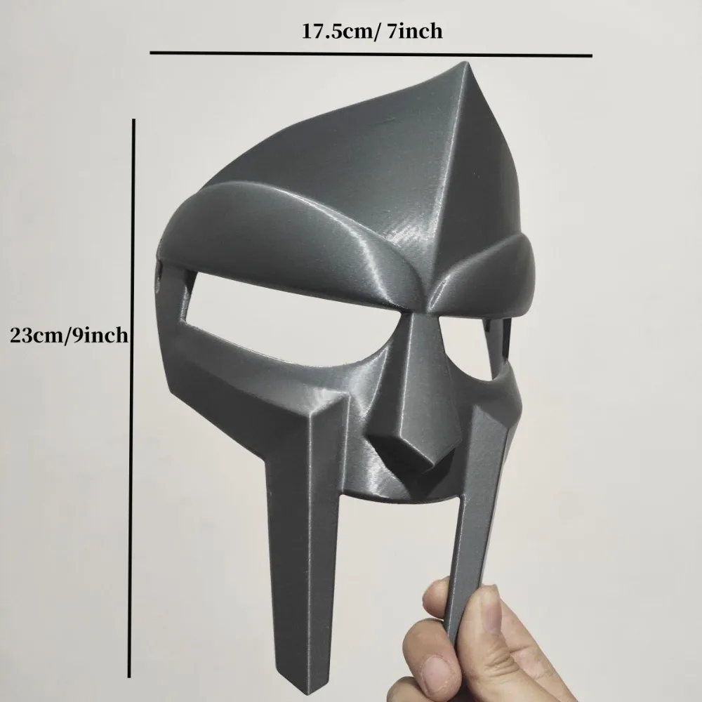 Mf doom spartan маска ретро хип-хоп - Фотография_5