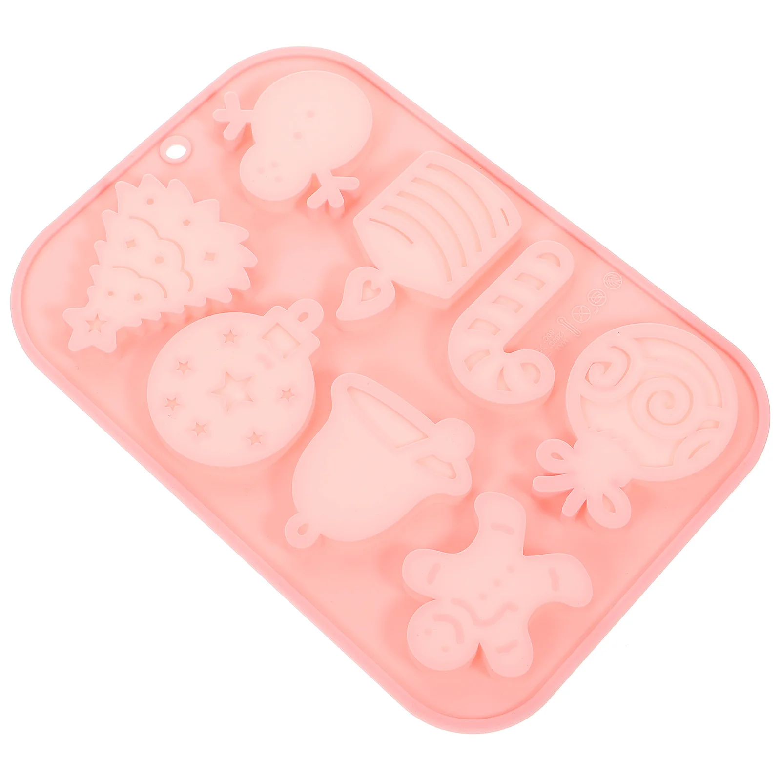 Силиконовая рождественская форма для декора шоколадной выпечки - Фотография_5