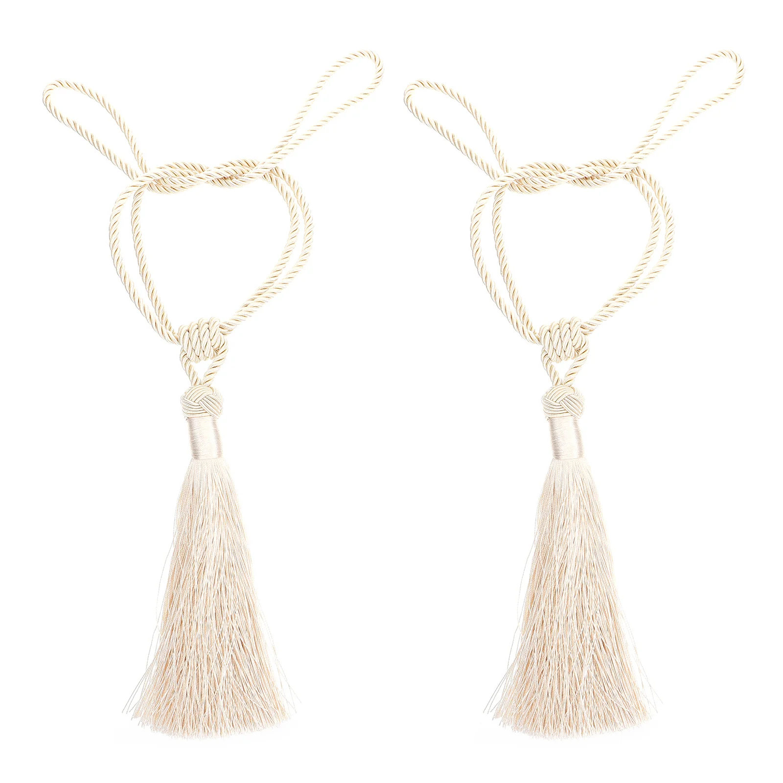 Тканые подхваты для штор с кисточками - Фотография_3