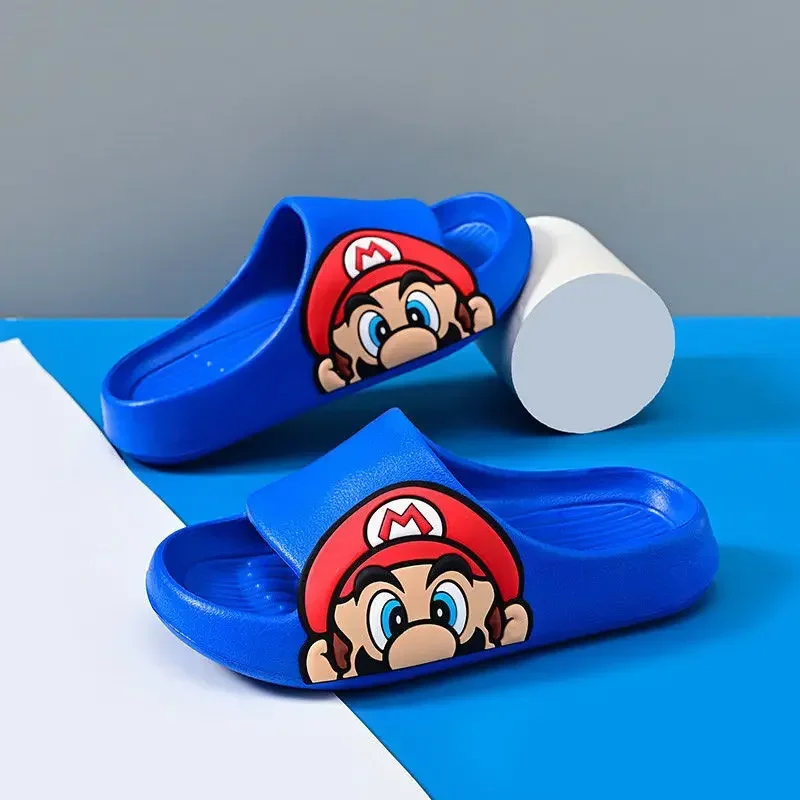 Детские тапочки из эва в стиле аниме super mario bros - Фотография_4