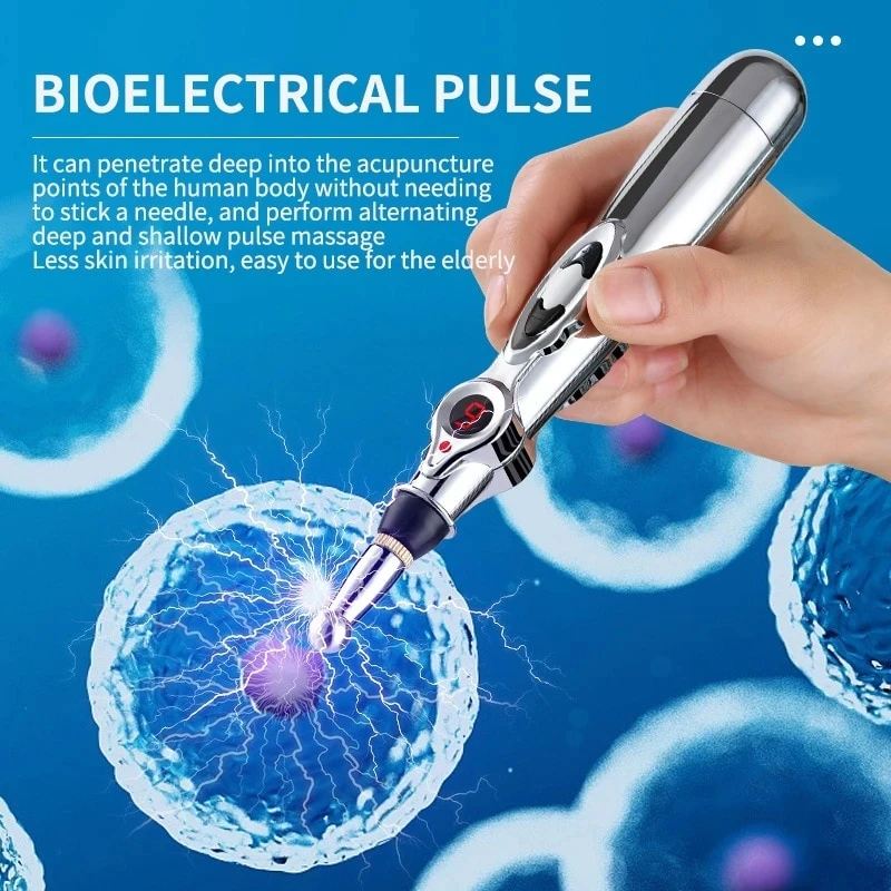 Электрическая акупунктурная точечная массажная ручка - Фотография_2