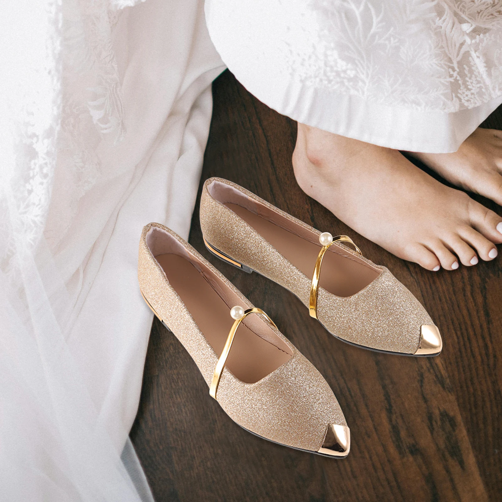 Жемчужные туфли-лодочки - Фотография_2